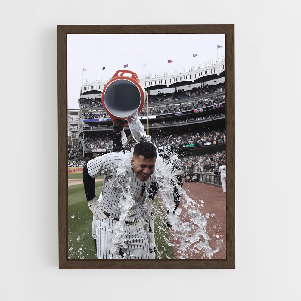 Poster Gleyber en Plein Lancer – affiche Baseball (vue 5)